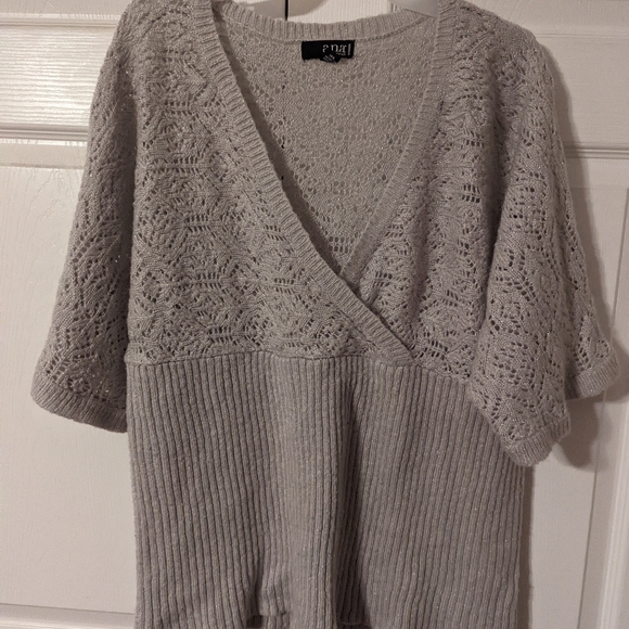 a.n.a Tops - Women Short-Sleeve Sweater